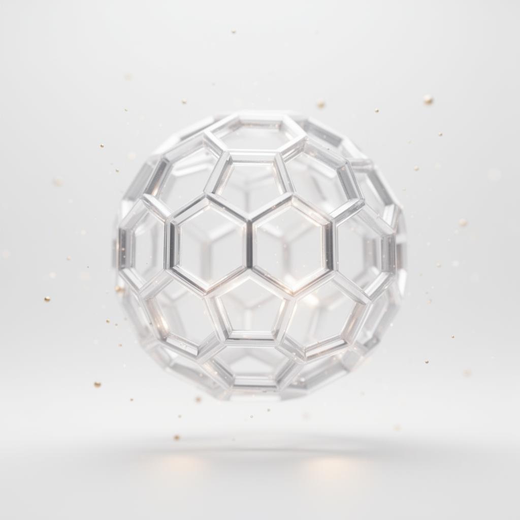 ויזואליזציה של מולקולת Fullerene C60